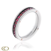 Anello Chimento Donna Aeternitas in Oro bianco Rubino 0.77 Ct 1A08485RR5140 - 1A08485RR5140